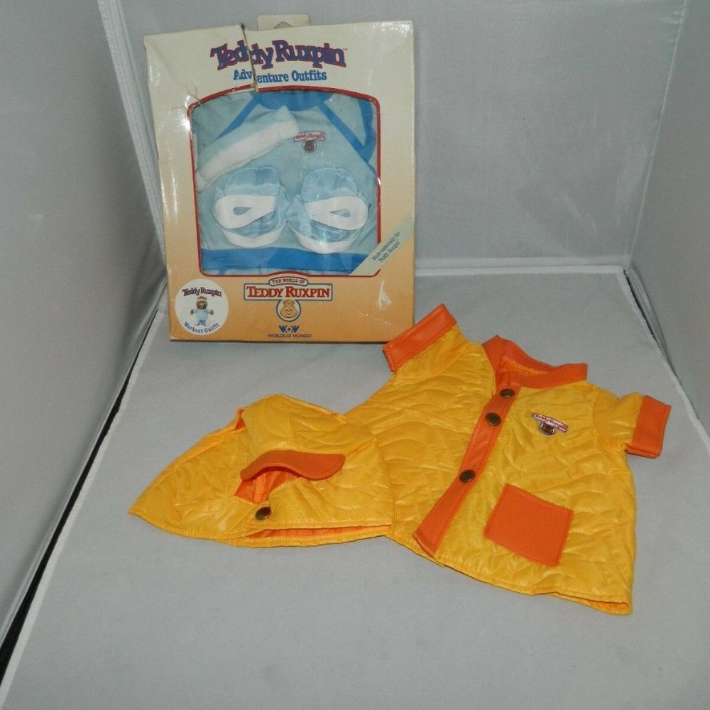 Teddy Ruxpin Workout Outfit Clothes -Rain Outfi